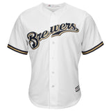 Orlando Arcia #3 Milwaukee Brewers White Cool Base Home Player Jersey