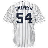 Aroldis Chapman #54 New York Yankees White Cool Base Home Player Jersey