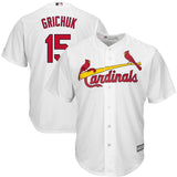Randal Grichuk #15 St. Louis Cardinals White Cool Base Home Player Jersey