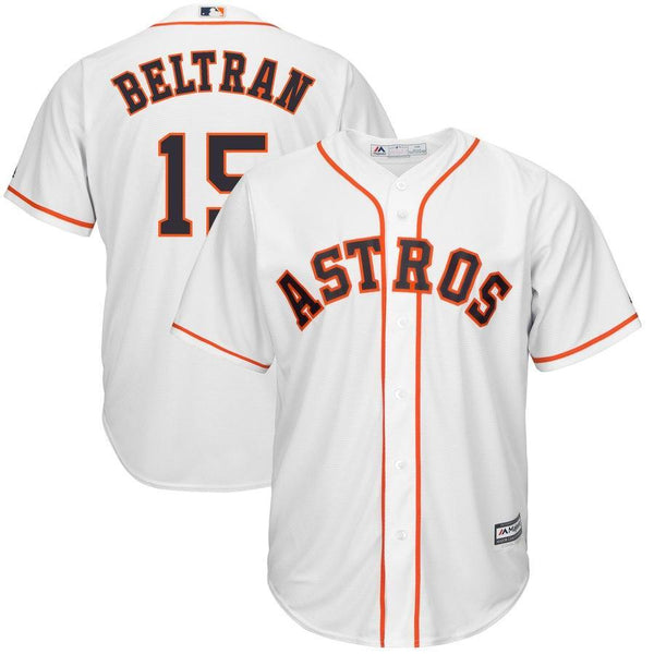 Carlos Beltran #15 Houston Astros White Cool Base Home Player Jersey
