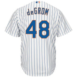 Jacob deGrom #48 New York Mets White/Royal Cool Base Player Jersey