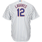 Juan Lagares #12 New York Mets Youth White Cool Base Player Jersey