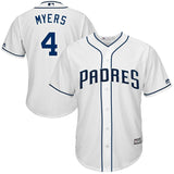 Wil Myers #4 San Diego Padres White Cool Base Player Jersey