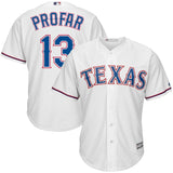 Jurickson Profar #13 Texas Rangers White Cool Base Player Jersey