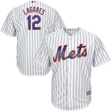 Juan Lagares #12 New York Mets Youth White Cool Base Player Jersey