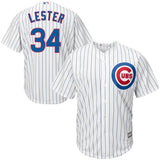 Jon Lester #34 Chicago Cubs White/Royal Cool Base Player Jersey