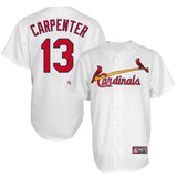 Matt Carpenter #13 St. Louis Cardinals White Cool Base Player Jersey