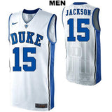 Frank Jackson #15 Duke Blue Devils Stitched Mens College Basketball Jersey
