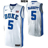 R.J. Barrett #5 Duke Blue Devils Stitched Mens College Basketball Jersey