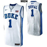 Trevon Duval #1 Duke Blue Devils Stitched Mens College Basketball Jersey