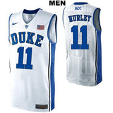 Bobby Hurley #11 Duke Blue Devils Stitched Mens College Basketball Jersey