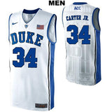 Wendell Carter Jr. #34 Duke Blue Devils Stitched Mens College Basketball Jersey
