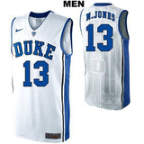 Matt Jones #13 Duke Blue Devils Stitched Mens College Basketball Jersey