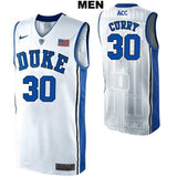 Seth Curry #30 Duke Blue Devils Stitched Mens College Basketball Jersey