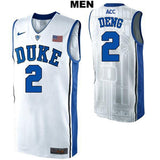 Luol Deng #2 Duke Blue Devils Stitched Mens College Basketball Jersey