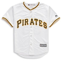 Josh Bell #55 Pittsburgh Pirates Youth White Home Official Cool Base Player Jersey