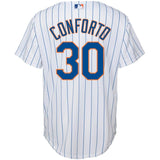 Michael Conforto #30 New York Mets Youth White Home Official Cool Base Replica Player Jersey