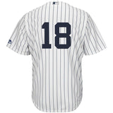 Didi Gregorius #18 New York Yankees White Home Official Cool Base Player Jersey