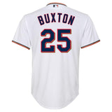 Byron Buxton #25 Minnesota Twins Youth White Home Official Cool Base Player Jersey