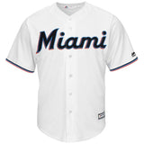 Don Mattingly #8 Miami Marlins White Home 2019 Cool Base Player Jersey