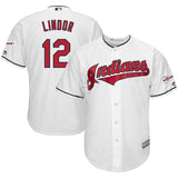 Francisco Lindor #12 Cleveland Indians Cool Base Player Jersey