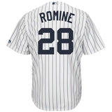 Austin Romine #28 New York Yankees White Home Cool Base Player Jersey
