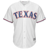 Nomar Mazara #30 Texas Rangers White Home Cool Base Player Jersey