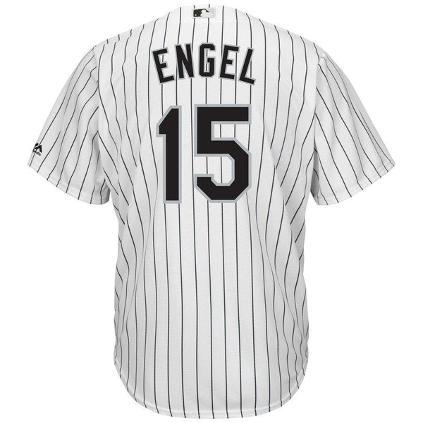Adam Engel #15 Chicago White Sox White Home Official Cool Base Player Jersey