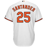 Anthony Santander #25 Baltimore Orioles White Home Cool Base Player Jersey