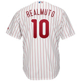 JT Realmuto #10 Philadelphia Phillies White Home Cool Base Player Jersey