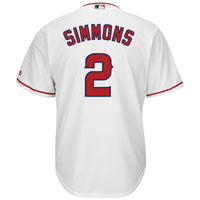 Andrelton Simmons #2 Los Angeles Angels White Home Cool Base Player Jersey