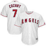 Zack Cozart #7 Los Angeles Angels White Home Cool Base Player Jersey