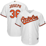 Caleb Joseph #36 Baltimore White Home Orioles Cool Base Player Jersey