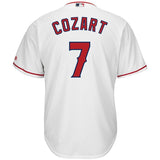 Zack Cozart #7 Los Angeles Angels White Home Cool Base Player Jersey