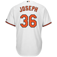 Caleb Joseph #36 Baltimore White Home Orioles Cool Base Player Jersey