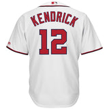 Howie Kendrick #12 Washington Nationals White Home Cool Base Player Jersey