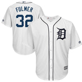Michael Fulmer #32 Detroit Tigers White Home Cool Base Player Jersey