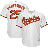 Anthony Santander #25 Baltimore Orioles White Home Cool Base Player Jersey