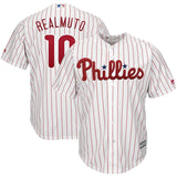 JT Realmuto #10 Philadelphia Phillies White Home Cool Base Player Jersey