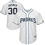 Eric Hosmer #30 San Diego Padres White Home Cool Base Player Jersey