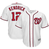 Howie Kendrick #12 Washington Nationals White Home Cool Base Player Jersey