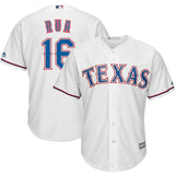 Ryan Rua #16 Texas Rangers White Home Cool Base Player Jersey