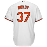 Dylan Bundy #37 Baltimore Orioles White Home Cool Base Home Player Jersey