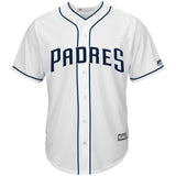 Manuel Margot #7 San Diego Padres White Home Cool Base Player Jersey