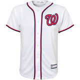 Trea Turner #7 Washington Nationals Youth White Home Cool Base Replica Player Jersey