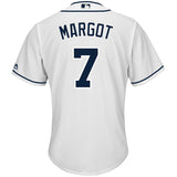 Manuel Margot #7 San Diego Padres White Home Cool Base Player Jersey