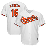 Trey Mancini #16 Baltimore Orioles White Home Official Cool Base Player Jersey