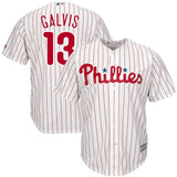 Freddy Galvis #13 Philadelphia Phillies White Home Cool Base Player Jersey