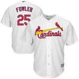 Dexter Fowler #25 St. Louis Cardinals White Home Cool Base Jersey