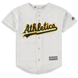 Khris Davis #2 Oakland Athletics Youth White Home Official Cool Base Player Jersey
